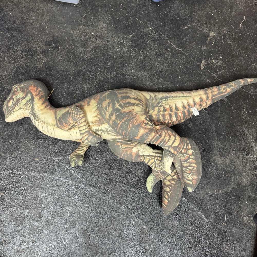 JURASSIC PARK 51" PLUSH VELOCIRAPTOR 1992 ACE Jurassic Plush Massive Vintage